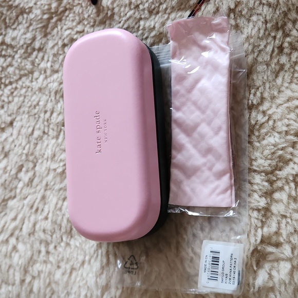 NWT Kate Spade Kiya Havana & Floral Squared Cat Eye Sunglasses 🕶 🩷 - Picture 10 of 16